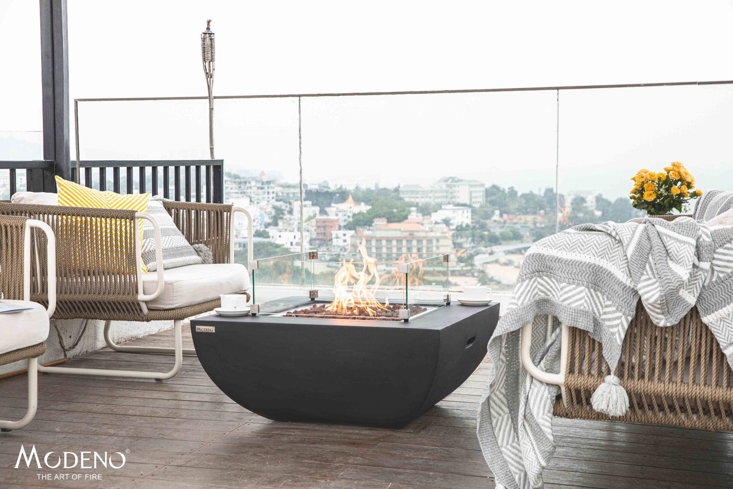 MODENO AURORA FIRE TABLE OFG114 - ELEMENTI