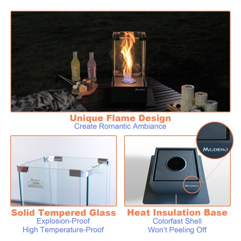 MODENO TOMMA  Ethanol Tabletop Fireplace EFS02 - Image 8