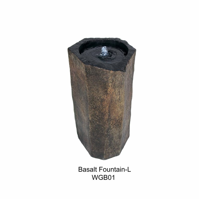 ELEMENTI WATER Nature Series - Basalt Fountain-S WGB02 / Basalt Fountain-L WGB01 / Basalt Planter PGB01 - Image 4