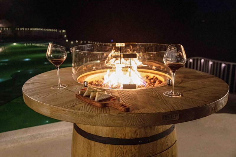 ELEMENTI LAFITE BARREL FIRE TABLE OFG225 - Image 4