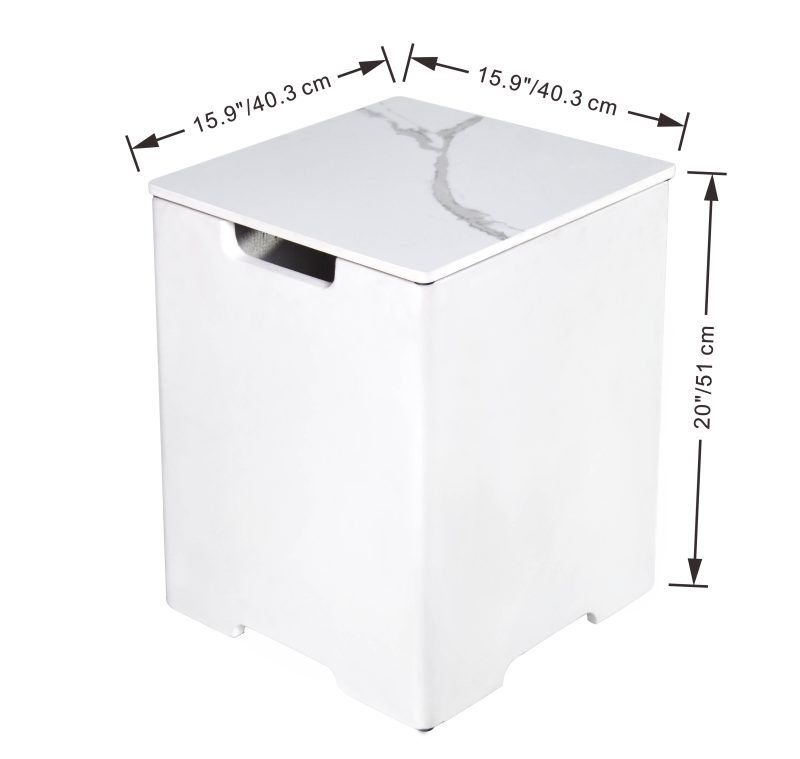SQUARE TANK COVER ONB401 BW / BB - Image 5