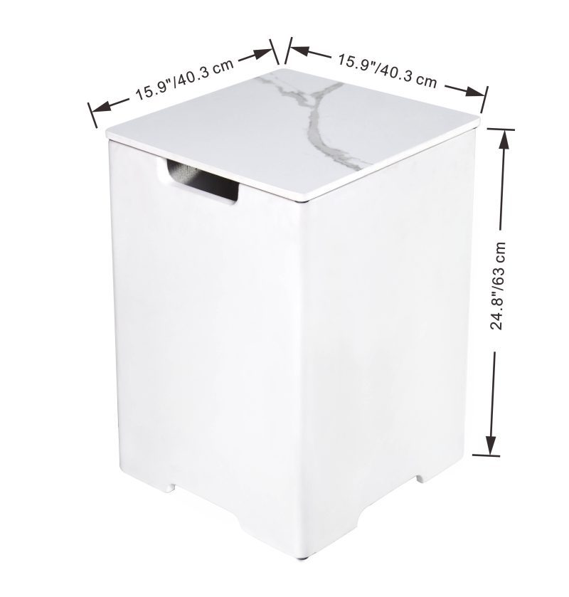 SQUARE TANK COVER ONB402 BW / BB - Image 6