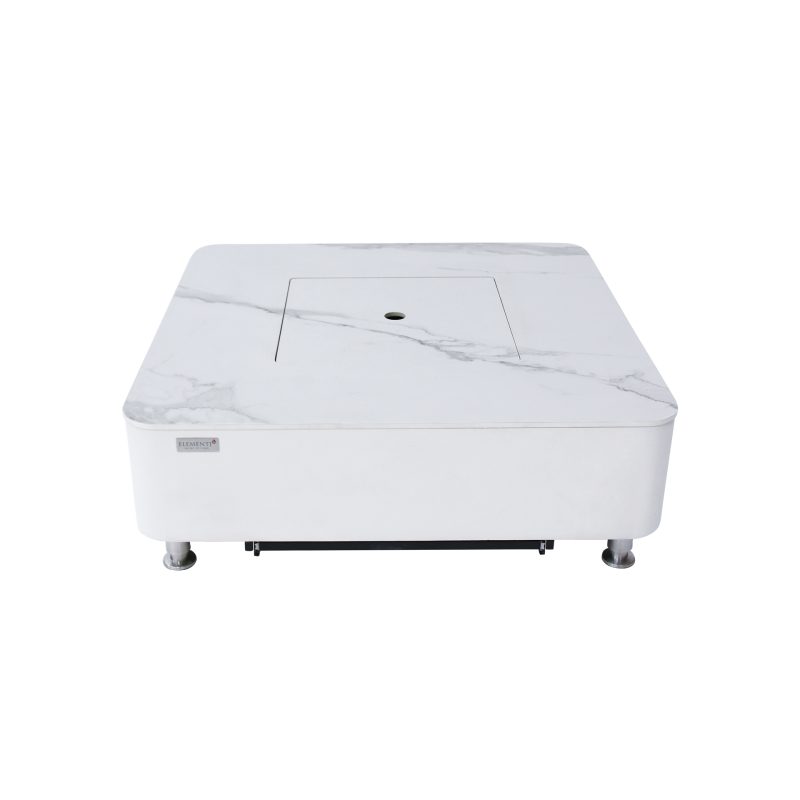 ELEMENTI PLUS ANNECY Marble Porcelain Fire Table OFP101BW - Image 7