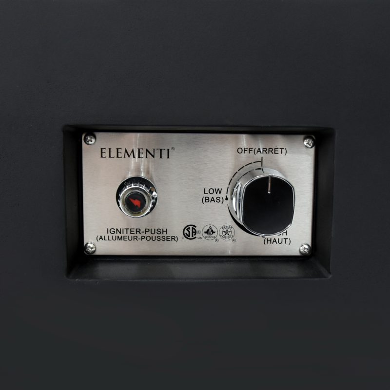 ELEMENTI PLUS ANNECY Marble Porcelain Fire Table OFP101BB - Image 8
