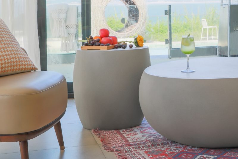 IKARIA Cobble Side Table IKARIA-S-SG FEG04-SG - Image 2