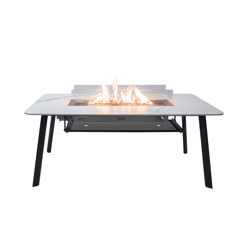 Table brasero gaz extérieur METROPOLIS Elementi - Flamko